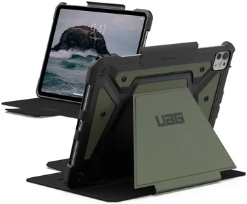 Urban Armor Gear Metropolis SE iPad Pro 11 (2024/2025) Hoes Book Case Groen