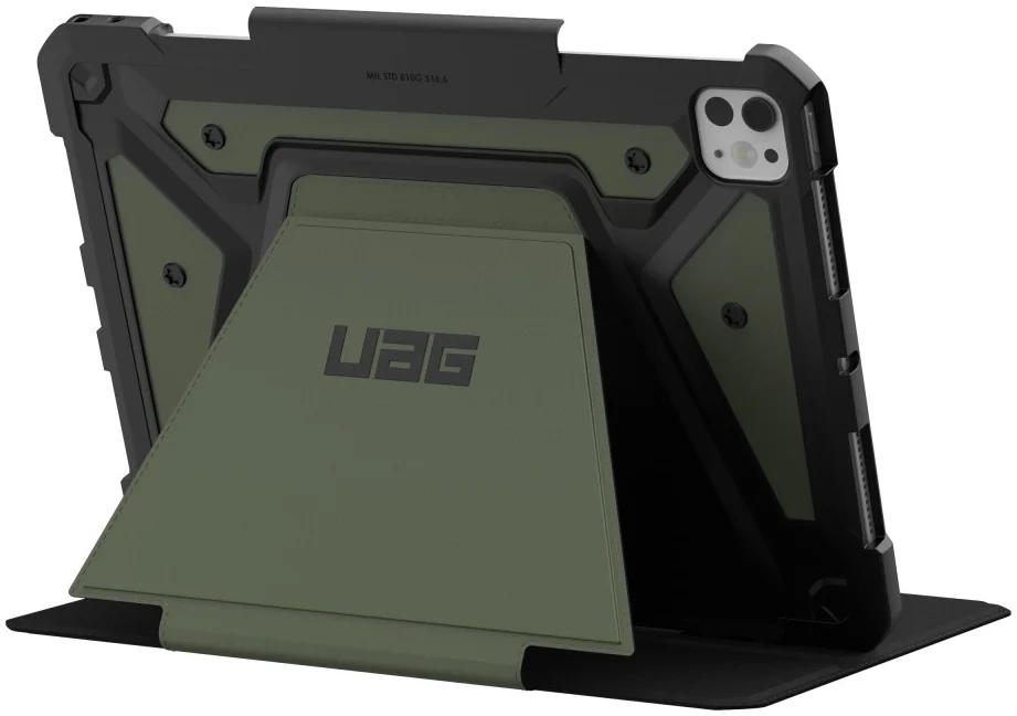 Urban Armor Gear Metropolis SE iPad Pro 11 (2024/2025) Hoes Book Case Groen afbeelding 7