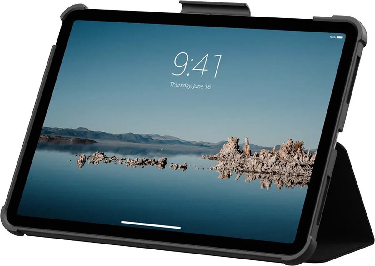 Urban Armor Gear Plyo iPad Pro 11 (2024/2025) Hoes Book Case Zwart afbeelding 2