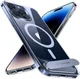 TORRAS UPro Pstand MagSafe iPhone 15 Pro Max Hoesje Kickstand Transparant
