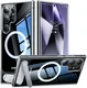 TORRAS UPro Pstand MagSafe Samsung Galaxy S24 Ultra Hoesje Kickstand Transparant