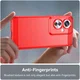 Oppo Reno 11 F Hoesje Geborsteld TPU Flexibele Back Cover Rood afbeelding 4