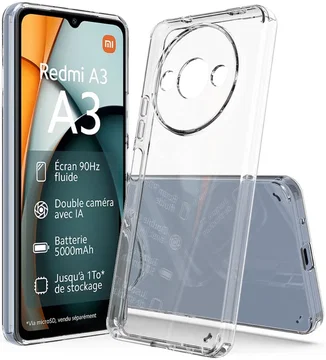 Xiaomi Redmi A3 Hoesje Dun TPU Back Cover Transparant