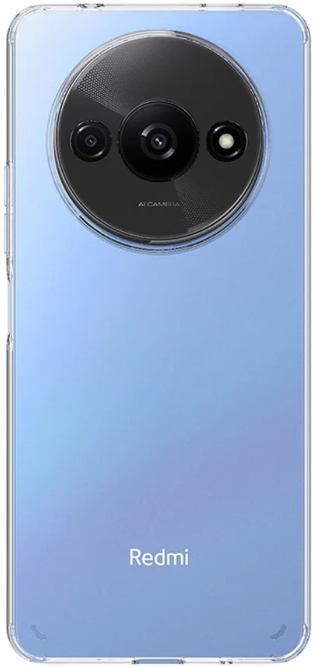 Xiaomi Redmi A3 Hoesje Dun TPU Back Cover Transparant afbeelding 3