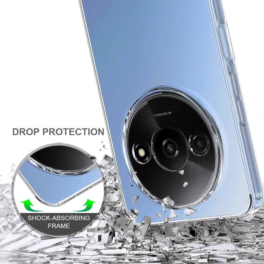Xiaomi Redmi A3 Hoesje Dun TPU Back Cover Transparant afbeelding 4
