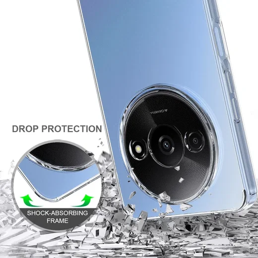 Xiaomi Redmi A3 Hoesje Dun TPU Back Cover Transparant afbeelding 4