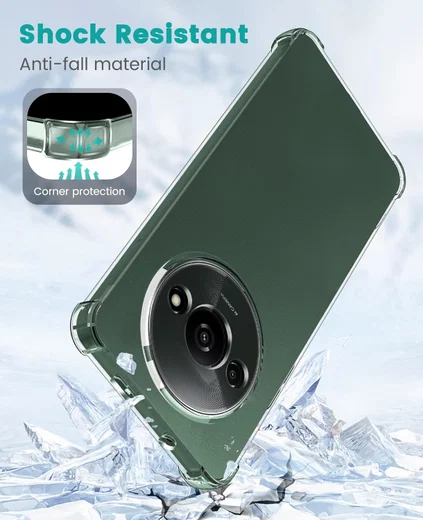 Xiaomi Redmi A3 Hoesje Schokbestendig en Dun TPU Back Cover Transparant afbeelding 7