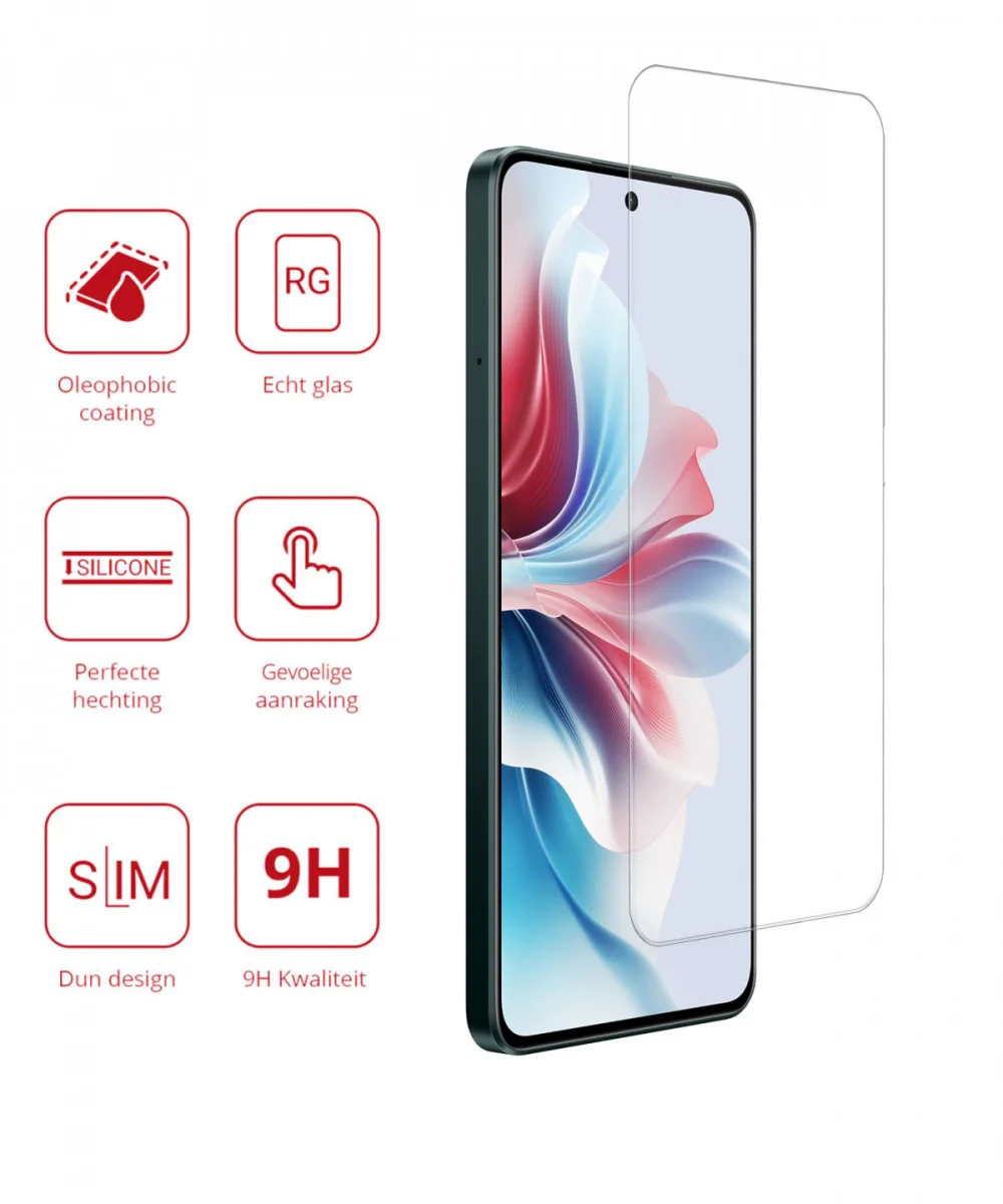 Rosso Oppo Reno 11 F 9H Tempered Glass Screen Protector afbeelding 2