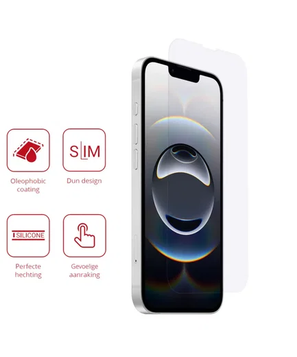 Rosso Apple iPhone 17e / 16e Screen Protector Case Friendly Folie Duo Pack afbeelding 2