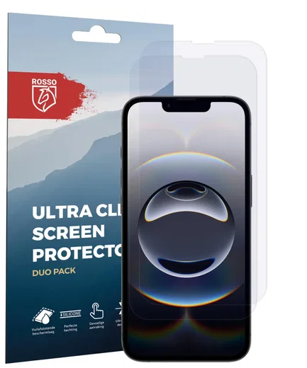 Rosso Apple iPhone 17e / 16e Screen Protector Case Friendly Folie Duo Pack afbeelding 7