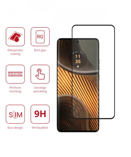 Rosso Motorola Edge 50 Ultra 9H Tempered Glass Screen Protector afbeelding 2