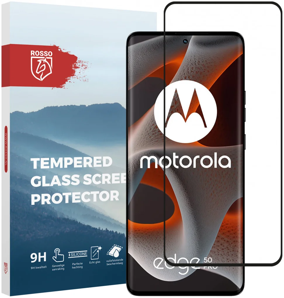 Rosso Motorola Edge 50 Pro 9H Tempered Glass Screen Protector afbeelding 1
