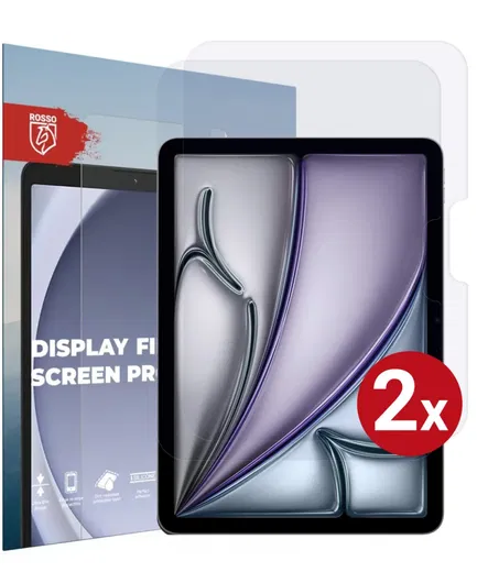 Rosso Apple iPad Air 11 (24/25) Screen Protector Ultra Clear Folie Duo Pack afbeelding 1