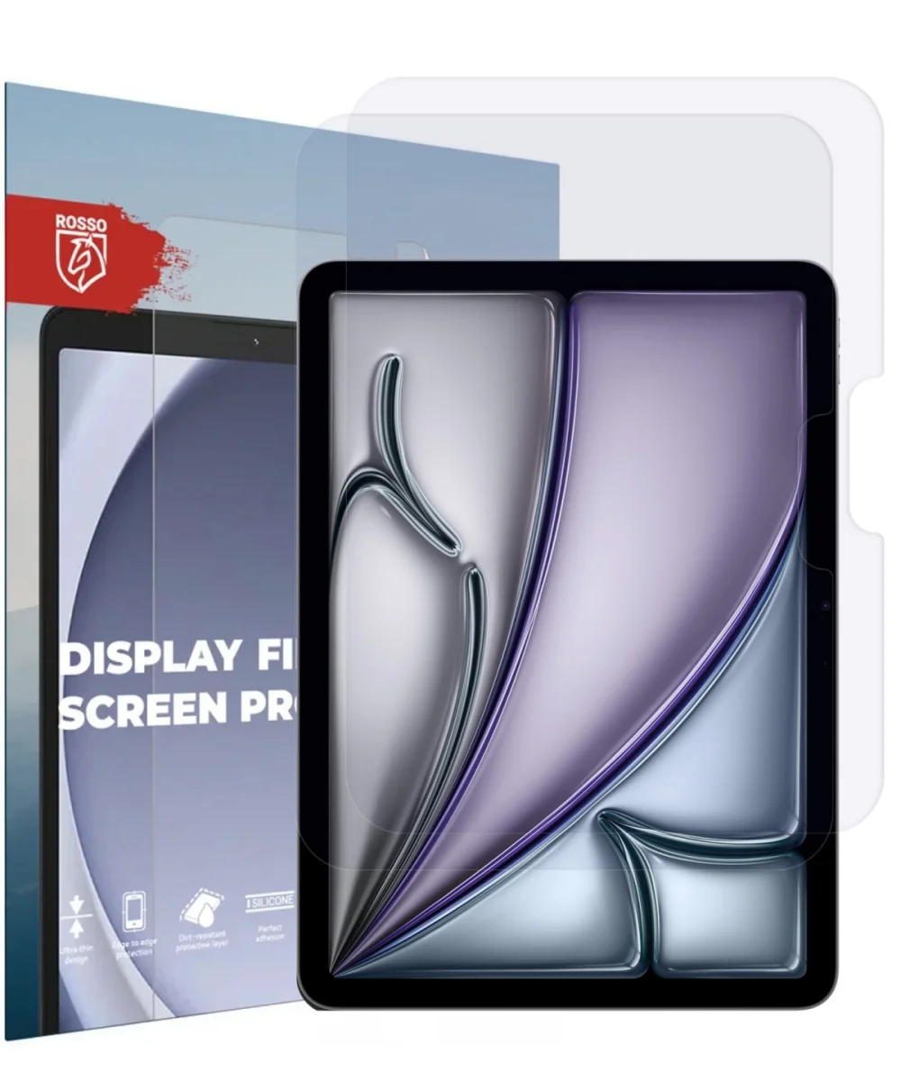 Rosso Apple iPad Air 11 (24/25) Screen Protector Ultra Clear Folie Duo Pack afbeelding 5