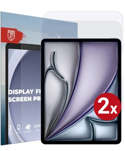 Rosso Apple iPad Air 13 (24/25/26) Screen Protector Ultra Clear Folie Duo Pack afbeelding 1