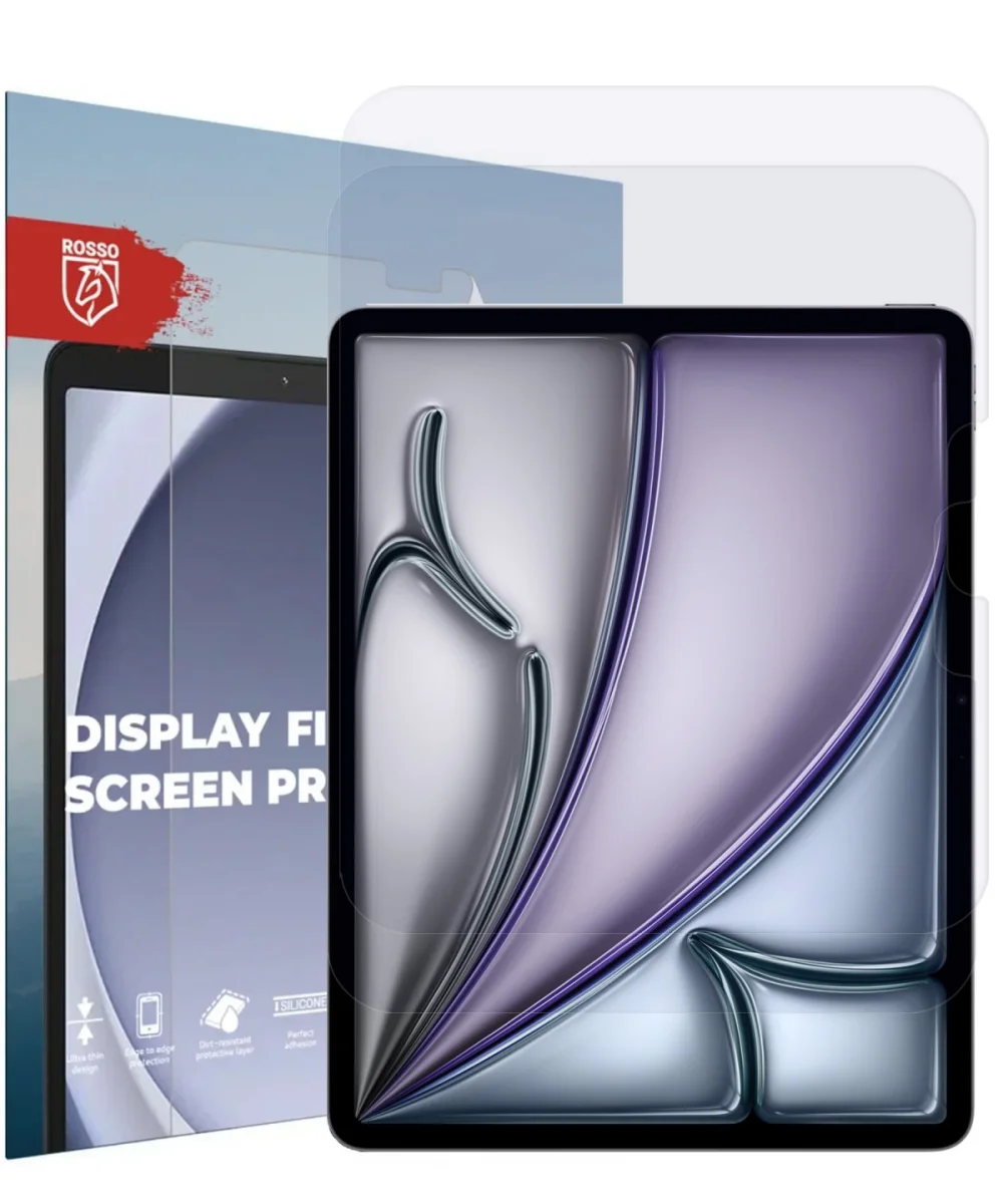 Rosso Apple iPad Air 13 (24/25/26) Screen Protector Ultra Clear Folie Duo Pack afbeelding 5