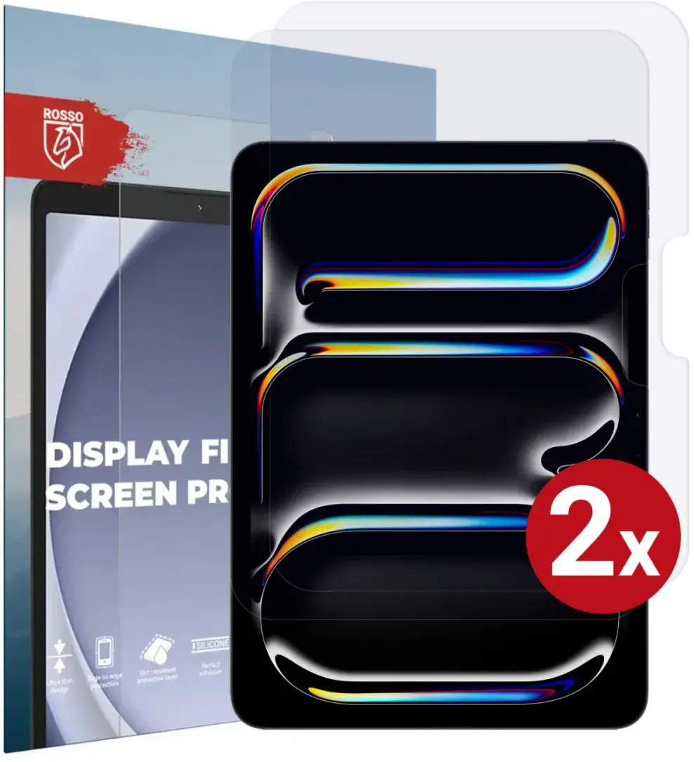 Rosso iPad Pro 13 (2024/2025) Screen Protector Ultra Clear Folie Duo Pack afbeelding 1