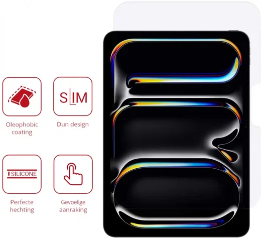 Rosso iPad Pro 13 (2024/2025) Screen Protector Ultra Clear Folie Duo Pack afbeelding 2