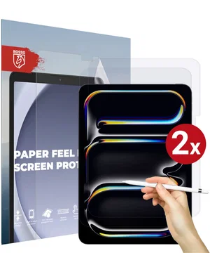 Rosso iPad Pro 11 (2024/2025) Screen Protector Paper Feel Folie Duo Pack