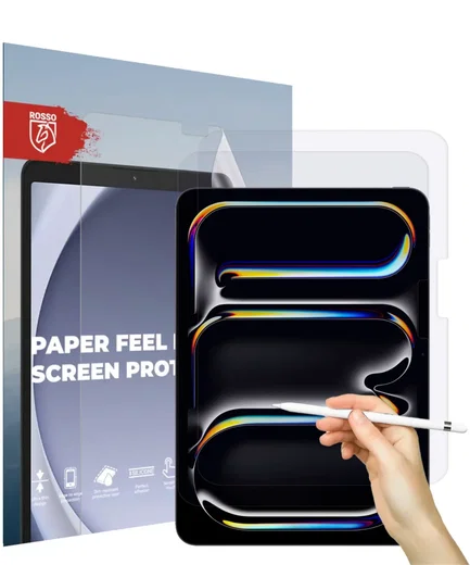 Rosso iPad Pro 11 (2024/2025) Screen Protector Paper Feel Folie Duo Pack afbeelding 6