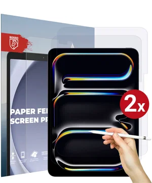 Rosso iPad Pro 13 (2024/2025) Screen Protector Paper Feel Folie Duo Pack