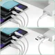 4smarts 4-in-2 15W USB/USB-C naar 2x USB-C/Lightning/Micro USB Kabel 1.2M Wit afbeelding 5