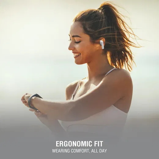 4smarts SkyBuds 2 TWS Bluetooth Headset ENC Draadloze Oordopjes Wit afbeelding 6