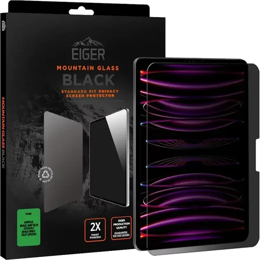 Eiger Privacy iPad Air 13 (2024/2025) / Pro 13 (2024/2025) Screen Protector afbeelding 1