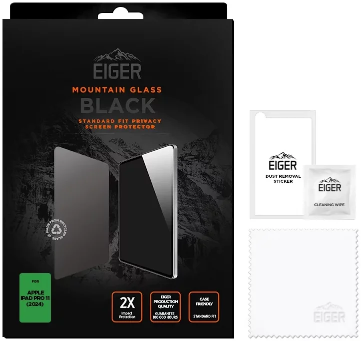 Eiger Mountain Privacy iPad Pro 11 (2024/2025) Screen Protector afbeelding 2