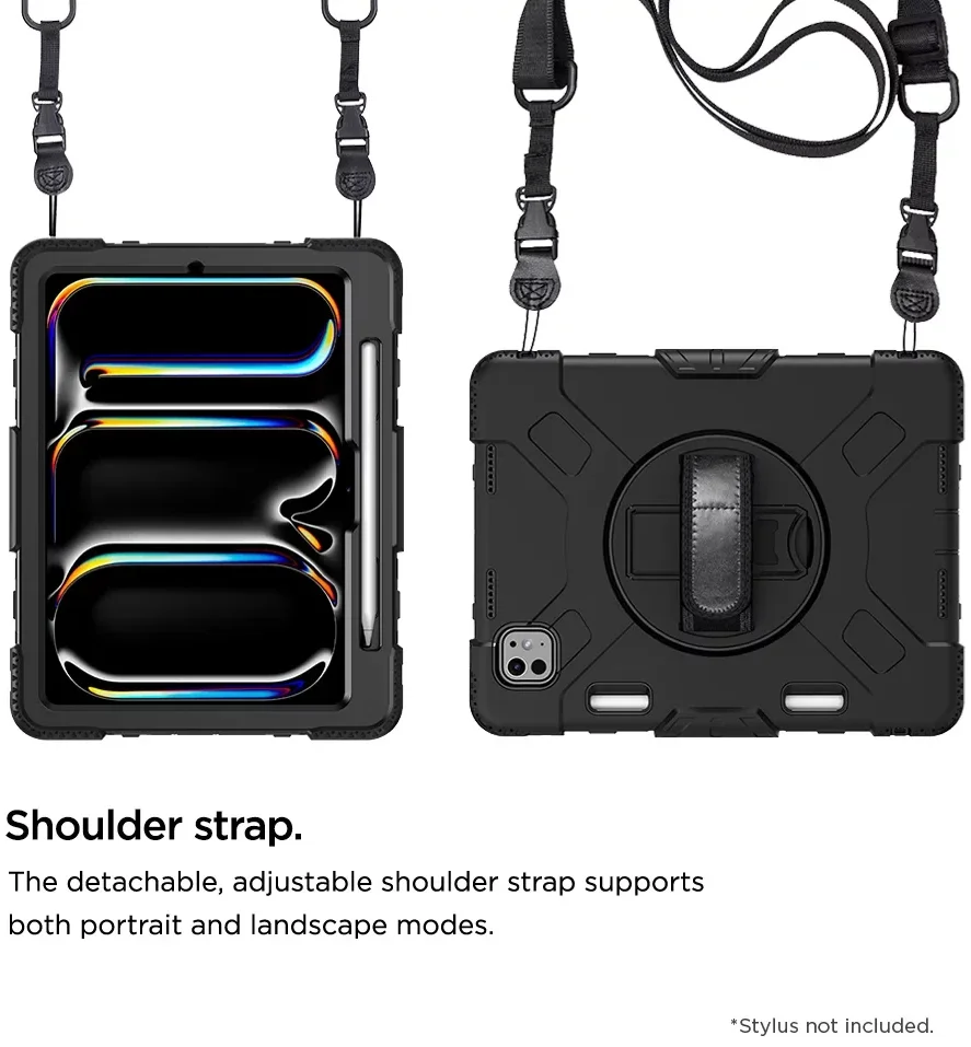 Eiger Peak 500m iPad Pro 11 (2024/2025) Hoes Back Cover Zwart afbeelding 5