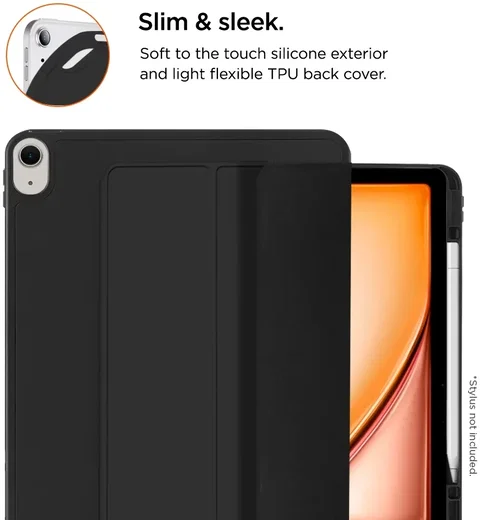 Eiger Storm 250m Stylus iPad Air 13 (24/25/26) Hoes Book Case Pen Houder Zwart afbeelding 4