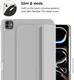 Eiger Storm 250m Stylus iPad Pro 13 (2024/2025) Hoes Book Case Grijs afbeelding 4
