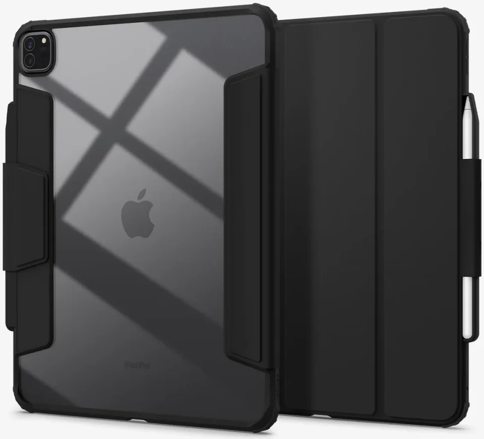 Spigen Air Skin Pro iPad Pro 13 (2024/2025) Hoes Book Case Zwart afbeelding 1