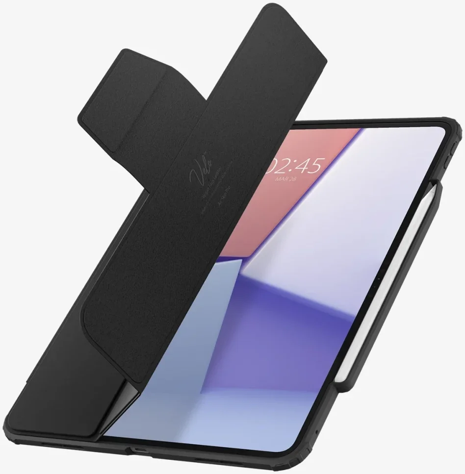 Spigen Air Skin Pro iPad Pro 13 (2024/2025) Hoes Book Case Zwart afbeelding 3