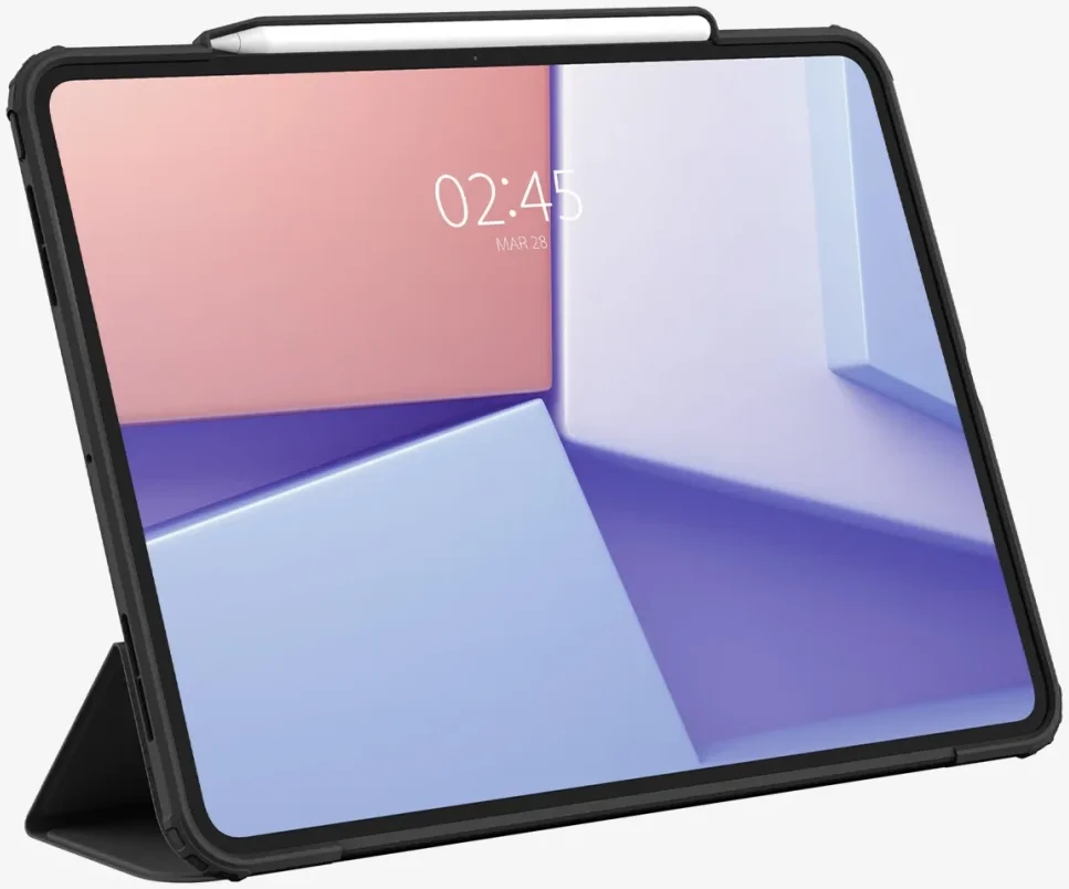 Spigen Air Skin Pro iPad Pro 13 (2024/2025) Hoes Book Case Zwart afbeelding 6