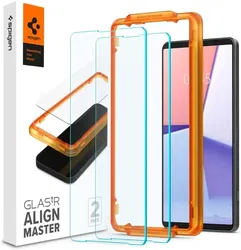 Spigen AlignMaster Sony Xperia 1 VI Screen Protector Tempered Glass (2-Pack) afbeelding