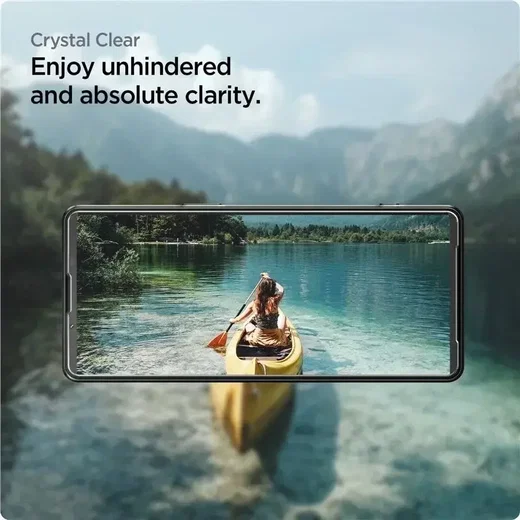 Spigen AlignMaster Sony Xperia 1 VI Screen Protector Tempered Glass (2-Pack) afbeelding 7