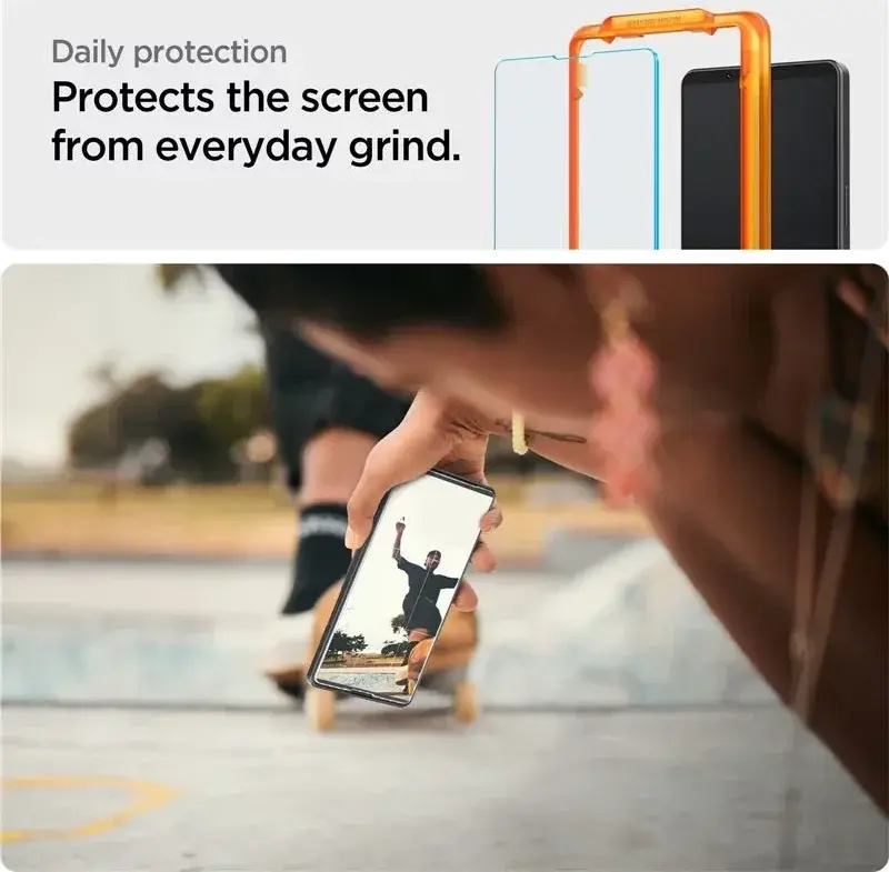 Spigen AlignMaster Sony Xperia 1 VI Screen Protector Tempered Glass (2-Pack) afbeelding 9
