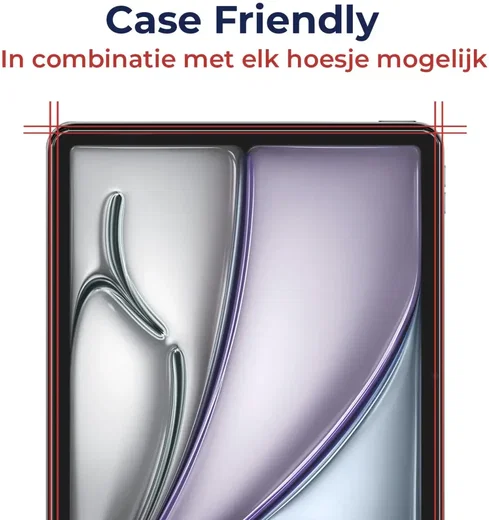 Rosso iPad Air 11/10.9 (2022)/11 (2025) Tempered Glass met Installatietray afbeelding 4