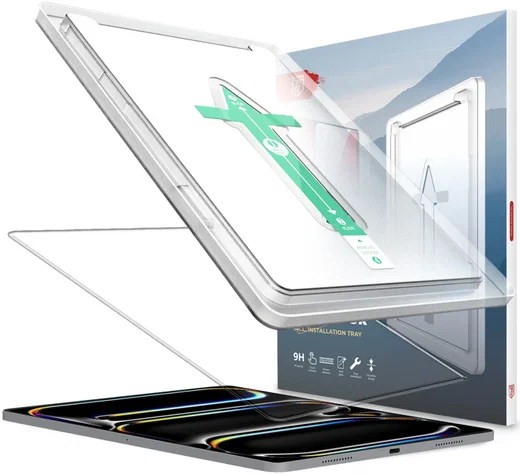 Rosso iPad Pro 11 (2024/2025) Tempered Glass met Installatietray afbeelding 1