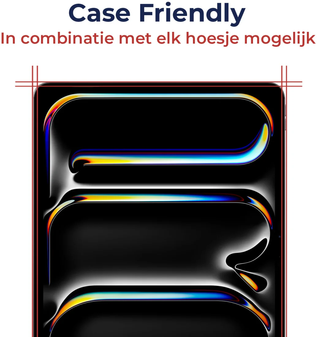 Rosso iPad Pro 13 (2024/2025) Tempered Glass met Installatietray afbeelding 4