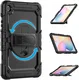Samsung Galaxy Tab S6 Lite (2024) Hoes met Screen Protector en Handriem Zwart afbeelding 10