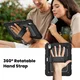 iPad Air 11 (2024/2025/2026) Hoes met Screenprotector Hand- & Schouderriem Zwart afbeelding 2