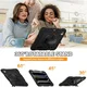 iPad Pro 13 Inch 2024 Hoes Ingebouwde Screenprotector - Beschermhoes Case Zwart afbeelding 5