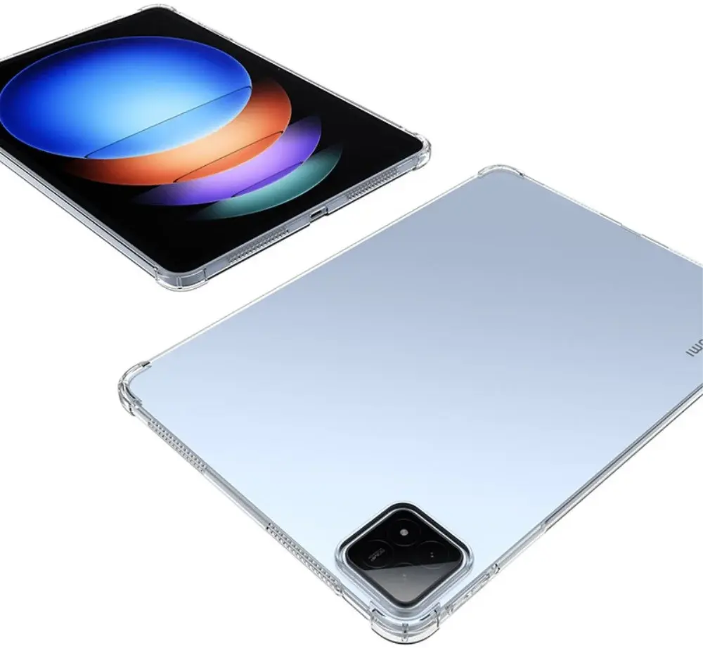Xiaomi Pad 6S Pro Hoes Schokbestendige TPU Back Cover Transparant afbeelding 3