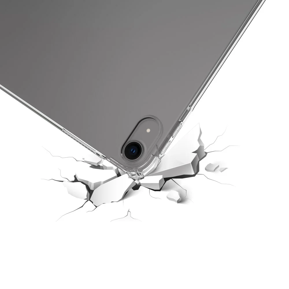 Apple iPad Air 11 (2024/2025) Hoes Schokbestendige TPU Back Cover Transparant afbeelding 2