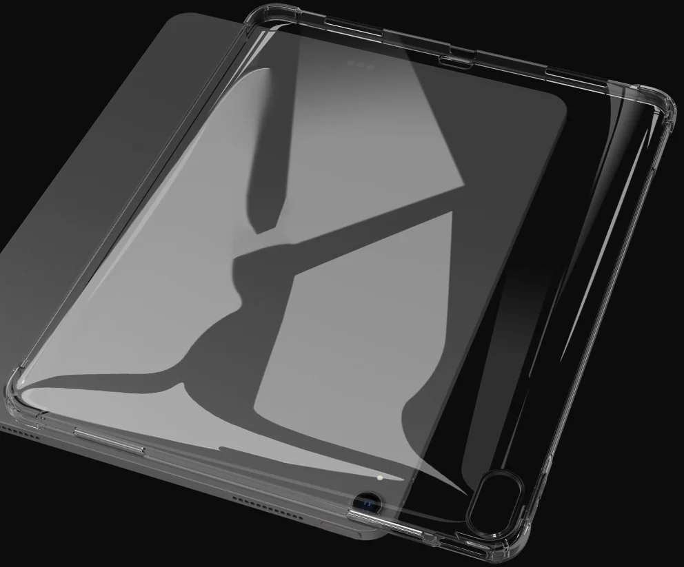 Apple iPad Air 11 (2024/2025) Hoes Schokbestendige TPU Back Cover Transparant afbeelding 7