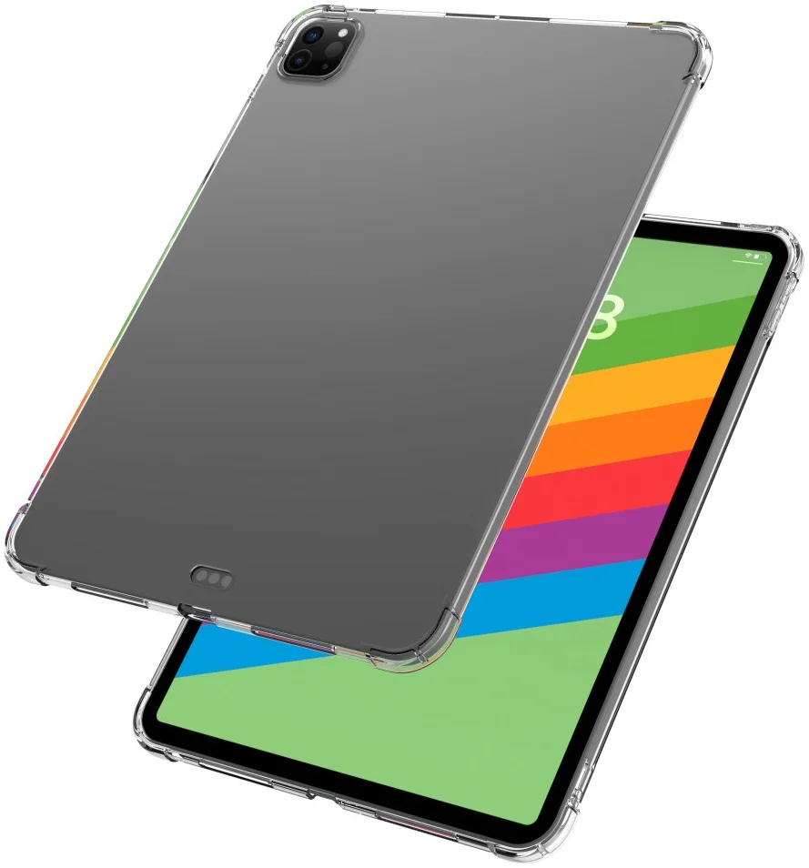 Apple iPad Pro 11 (2024/2025) Hoes Schokbestendige TPU Back Cover Transparant afbeelding 2