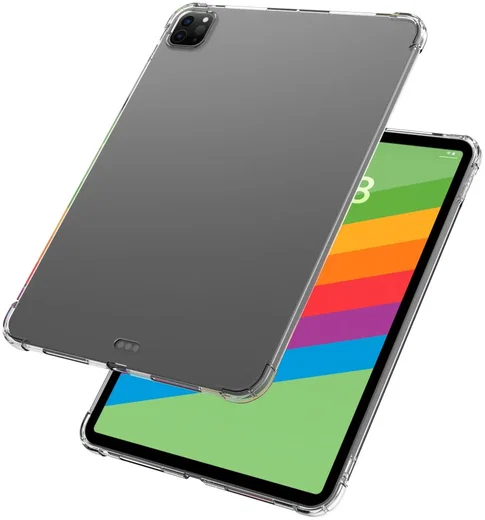 Apple iPad Pro 11 (2024/2025) Hoes Schokbestendige TPU Back Cover Transparant afbeelding 2
