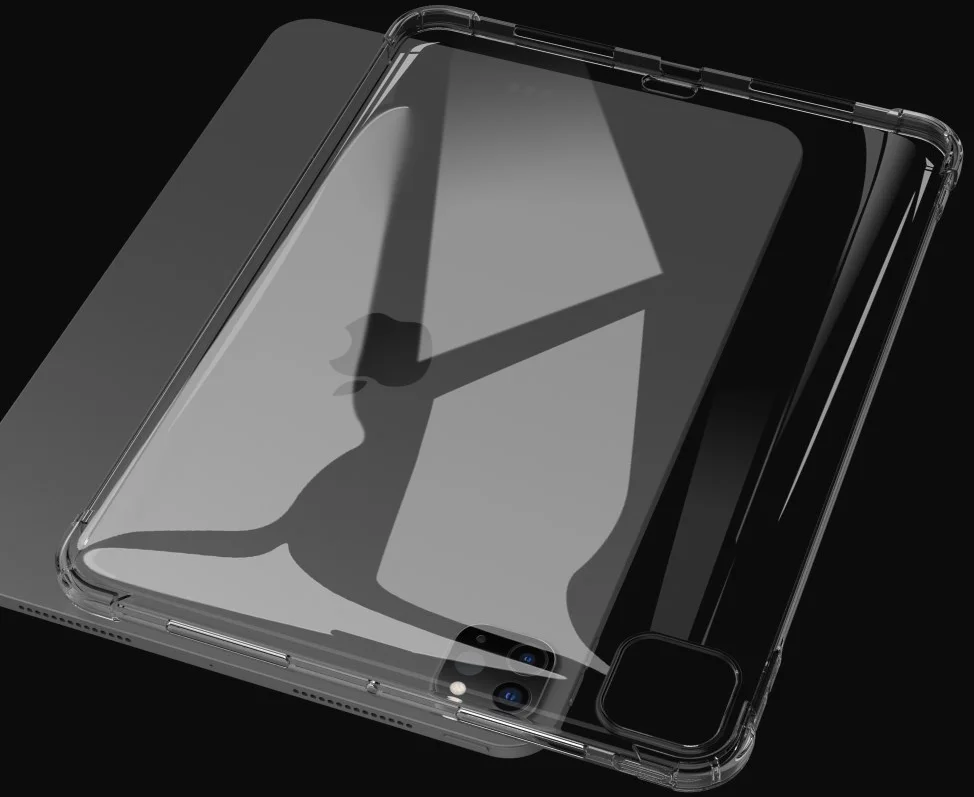 Apple iPad Pro 11 (2024/2025) Hoes Schokbestendige TPU Back Cover Transparant afbeelding 7